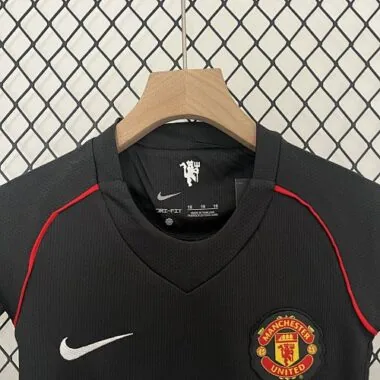 07-08 Manchester United Away Retro Kids Kits Children Sets