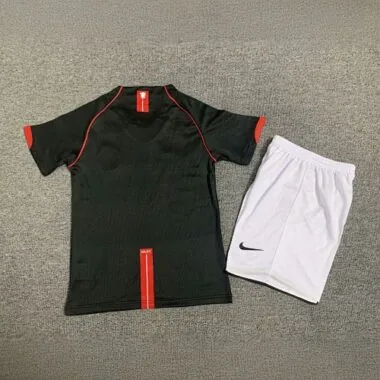 07-08 Manchester United Away Retro Kids Kits Children Sets