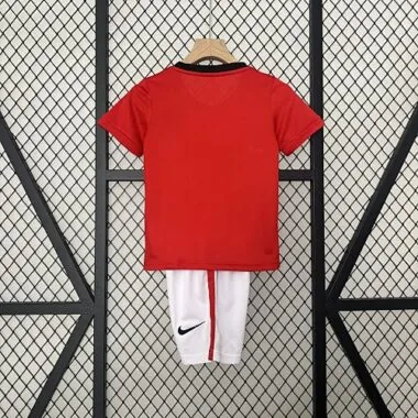 09-10 Manchester United Home Retro Kid Kits Children Sets