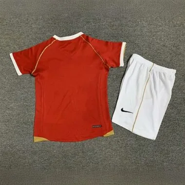 06-07 Manchester United Home Retro Kids Kits Children Sets