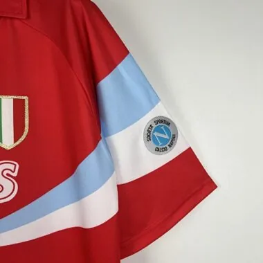 90-91 Napoli away S-XXL football t-shirt