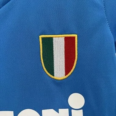 87-88 Napoli Home Kids Retro Kits Maradona Children Shirt