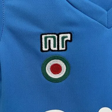 87-88 Napoli Home Kids Retro Kits Maradona Children Shirt