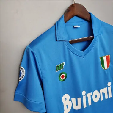 87-88 Napoli home blue
