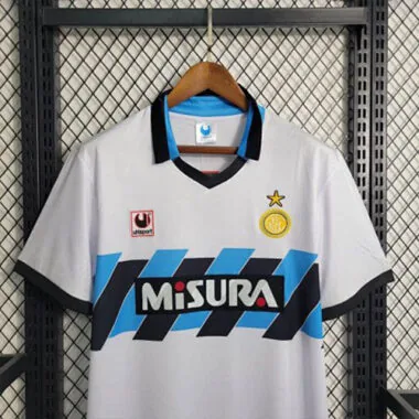 90-91 Retro Inter Milan Away S-XXL Cheap Soccer Jerseys
