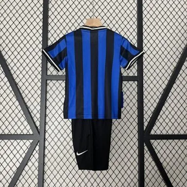 09-10 Inter Milan Home Retro Kids Kits Children Shirt