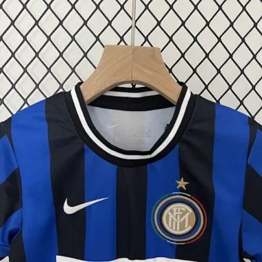 09-10 Inter Milan Home Retro Kids Kits Children Shirt