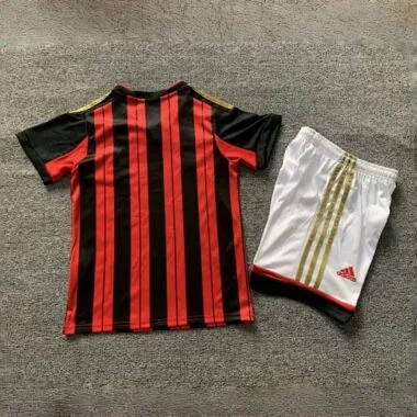 13-14 AC Milan Home Retro Kid Kits Vintage Youth Apparels
