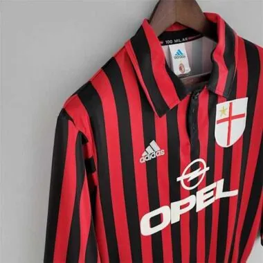99-00 AC Milan home long sleeve