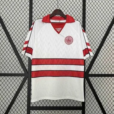 1988 Denmark Away Retro Kit Vintage Shirt AAAAJersey Wholesale Yupoo