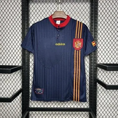 1996 Spain Away Retro Kit Vintage Shirt