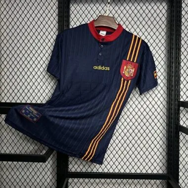 1996 Spain Away Retro Kit Vintage Shirt