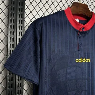 1996 Spain Away Retro Kit Vintage Shirt