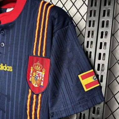 1996 Spain Away Retro Kit Vintage Shirt