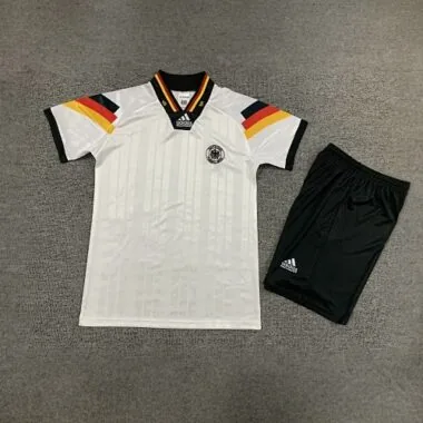 1992 Germany Home Retro Kids Kits Euro Cup Shirt Soccer Jerseys Yupoo