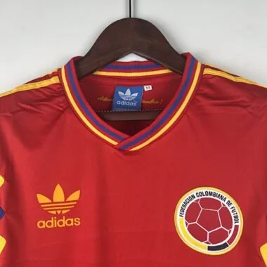 1990 Colombia Retro Away S-XXL best soccer jersey