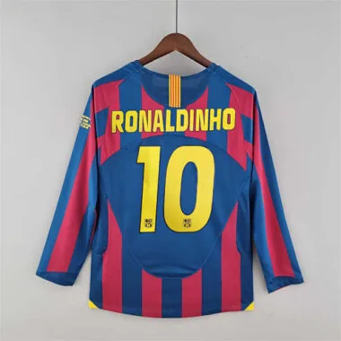 05-06 Barcelona home long sleeve