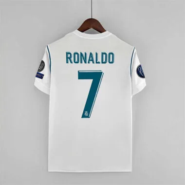 17-18 Real Madrid home white player version
