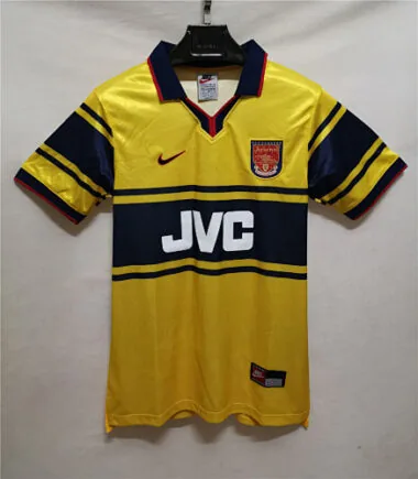 97-98 Arsenal away yellow