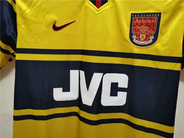97-98 Arsenal away yellow