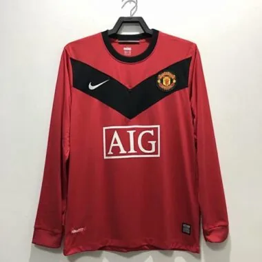 09-10 Manchester United home long sleeve