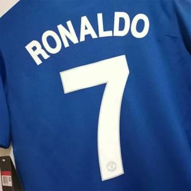 08-09 Manchester United blue away long sleeve