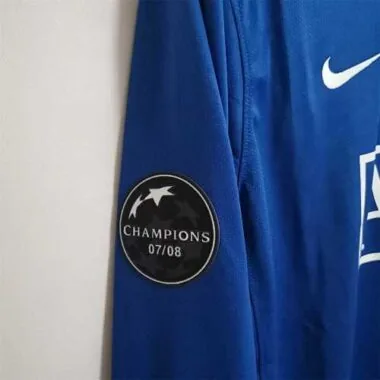 08-09 Manchester United blue away long sleeve