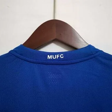 08-09 Manchester United blue away long sleeve