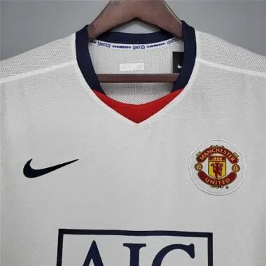 08-09 Manchester United away white League Edition