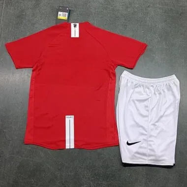 07-08 Manchester United Home Retro UCL final home kid kits