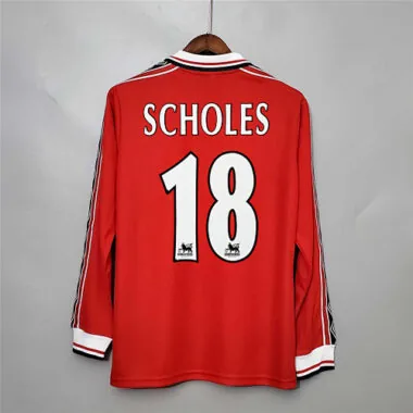 98-99 Manchester United home long sleeve