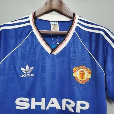 88-89 Manchester United away blue