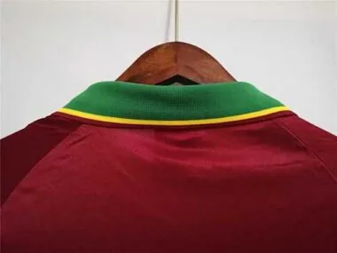 Camiseta roja de la selección de Portugal de 1998 (para partidos en casa)