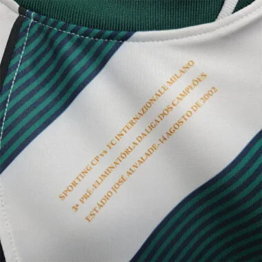 01-03 Sporting Lisbon Home Retro Commemorative Edition Shirt Football Jerseys Yupoo