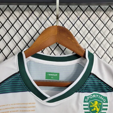 01-03 Sporting Lisbon Home Retro Commemorative Edition Shirt Football Jerseys Yupoo