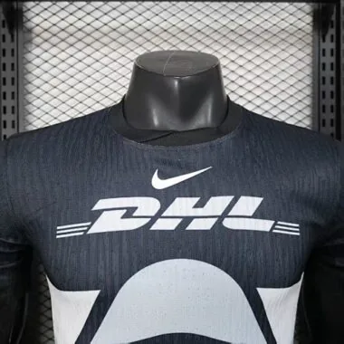 25-26 Players Pumas Black Goalkeeper Kit S-2XL Cheap Football Jersey Wholesale Yupoo