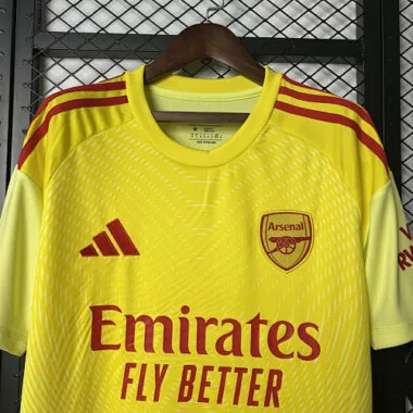 25-26 Arsenal Yellow Goalkeeper Jersey