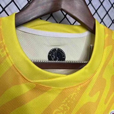 24-25 Corinthians Goalkeeper Yellow Kit Soccer Unifrom