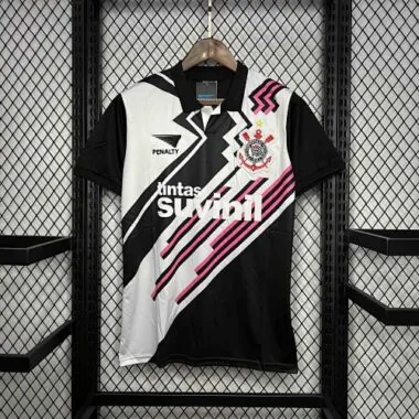 1995 Corinthians Retro Goalkeeper Kit Soccer Uniform