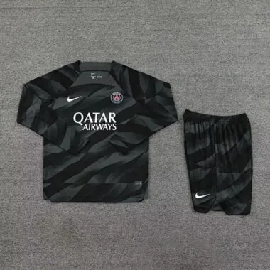 23-24 PSG Goalkeeper Black Long Sleeve Soccer Jerseys Yupoo