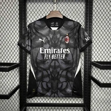 24-25 AC Milan Goalkeeper Black Kit