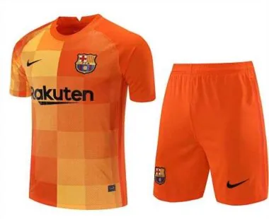 2021/22 Barcelona orange goalkeeper