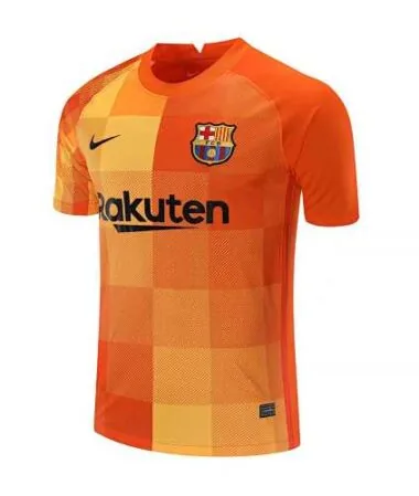 2021/22 Barcelona orange goalkeeper