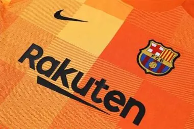 2021/22 Barcelona orange goalkeeper