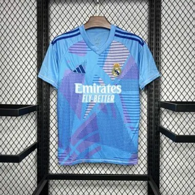 24-25 Real Madrid Blue Goalkeeper Kit