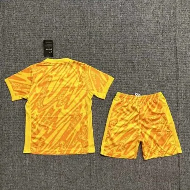 24-25 Tottenham Hotspur Yellow Goalkeeper Kid Kits Youth Apparels