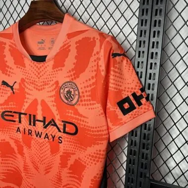 24-25 Manchester City Orange Goalkeeper Kit