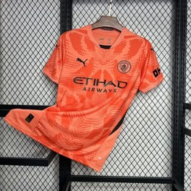 24-25 Manchester City Orange Goalkeeper Kit