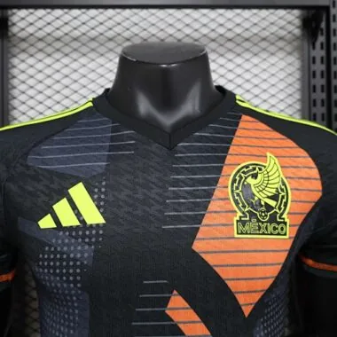 2024 Mexico Goalkeeper Black Kit Player Version Shirt