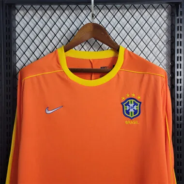 Camisa de guarda-redes do Brasil de 1998, de manga comprida